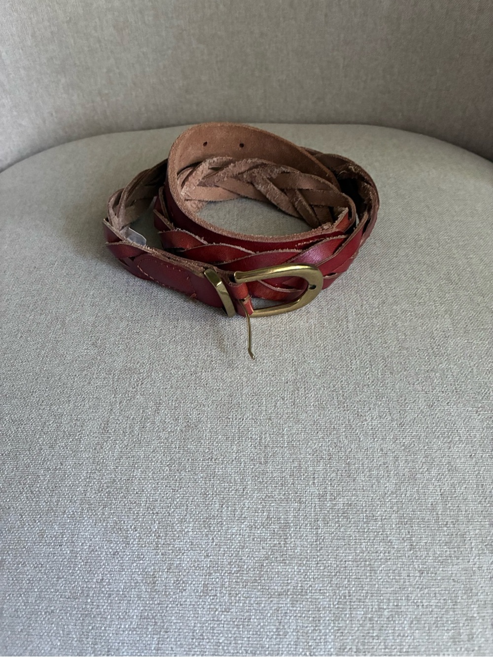 EVEREVE Women's Braided Leather Belt